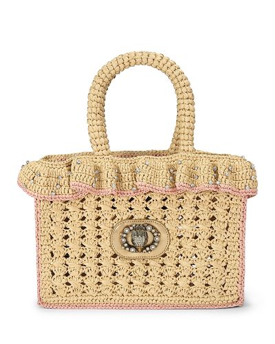 Kurt Geiger London Kurt Geiger London Chelsea Ruffle Crochet Tote