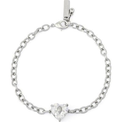 Kurt Geiger London Kurt Geiger London Crystal Heart Flex Bracelet 