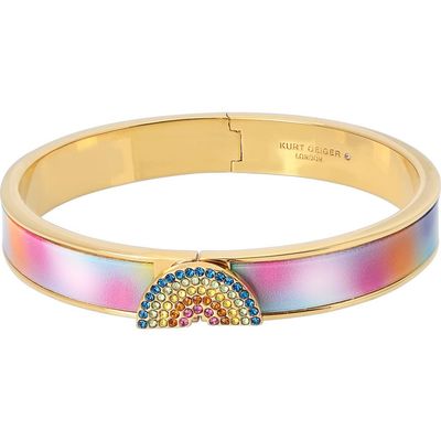 Kurt Geiger London Kurt Geiger London Crystal Rainbow Hinge Bangle