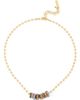 Kurt Geiger London Kurt Geiger London Eagle Head & Gemstone Rondelle Ball Chain Necklace - 1