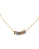 Kurt Geiger London Kurt Geiger London Eagle Head & Gemstone Rondelle Ball Chain Necklace - 3