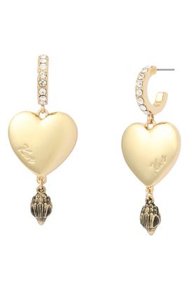 Kurt Geiger London Kurt Geiger London Eagle Heart Drop Earrings