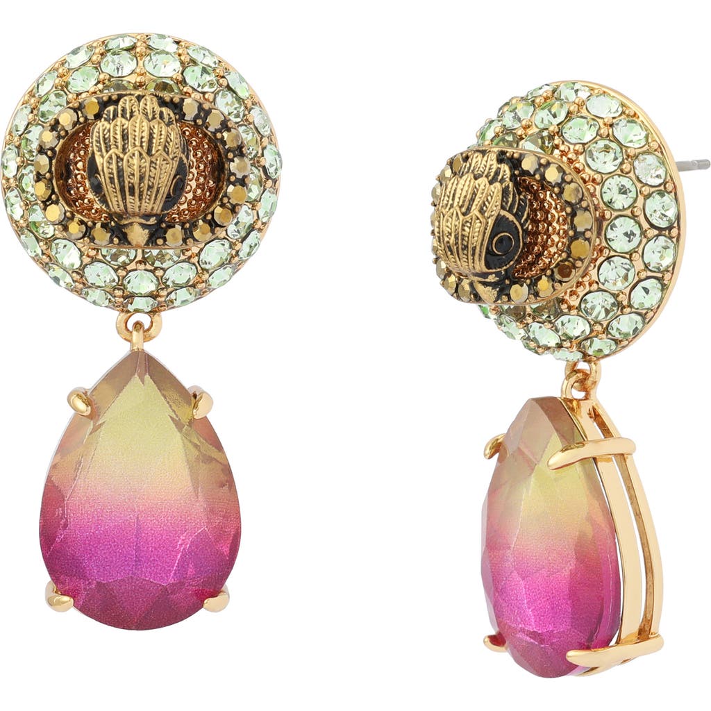 Kurt Geiger London Kurt Geiger London Eagle Pavé & Crystal Drop Earrings