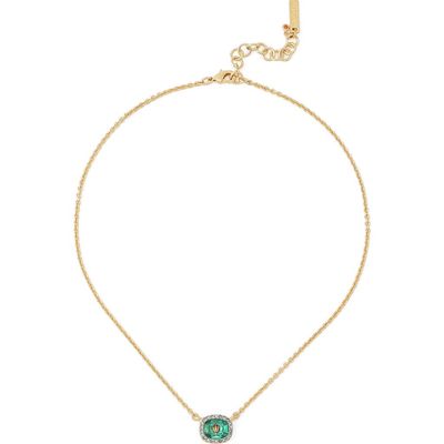 Kurt Geiger London Kurt Geiger London Eagle Square Stone Pendant Necklace