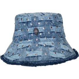 Kurt Geiger London Kurt Geiger London Embellished Denim Bucket Hat