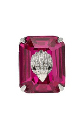 Kurt Geiger London Kurt Geiger London Emerald Cut Cocktail Ring