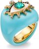 Kurt Geiger London Kurt Geiger London Evil Eye Dome Cocktail Ring - 1