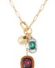 Kurt Geiger London Kurt Geiger London Gemstone Charm Link Long Necklace - 3