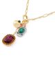 Kurt Geiger London Kurt Geiger London Gemstone Charm Link Long Necklace - 5