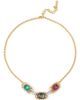 Kurt Geiger London Kurt Geiger London Gemstone Frontal Chain Necklace - 1