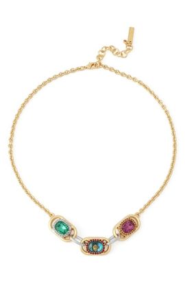 Kurt Geiger London Kurt Geiger London Gemstone Frontal Chain Necklace