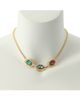 Kurt Geiger London Kurt Geiger London Gemstone Frontal Chain Necklace - 2