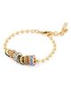 Kurt Geiger London Kurt Geiger London Gemstone Rondelle Ball Chain Bracelet - 3
