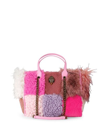 Kurt Geiger London Kurt Geiger London Hoxton Faux Fur Patchwork Tote