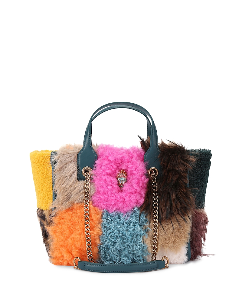 Kurt Geiger London - Hoxton Small Multicolor Faux Fur Shopper Bag