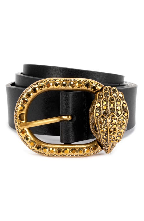 Kurt Geiger London Kurt Geiger London Jewel Buckle Leather Belt