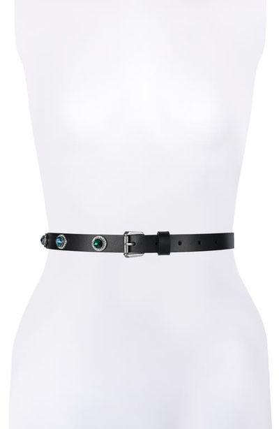 Kurt Geiger London Kurt Geiger London Jewel Stud Leather Belt