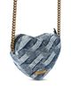 Kurt Geiger London Kurt Geiger London Kensington Denim Heart Shaped Crossbody - 6