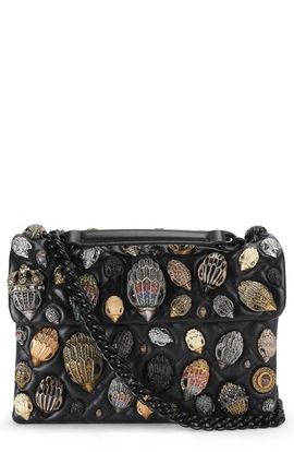 Kurt Geiger London Kurt Geiger London Kensington Eagles Convertible Quilted Leather Crossbody Bag
