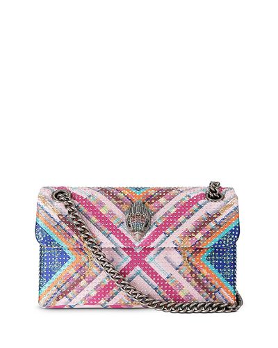 Kurt Geiger London Kurt Geiger London Kensington Small Crystal Studded Crossbody Bag