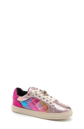Kurt Geiger London Kurt Geiger London Kids' Mini Lane Stained Glass Leather Sneaker