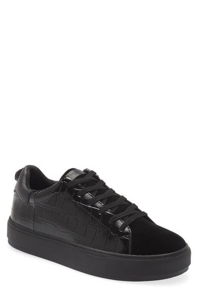 Kurt Geiger London Kurt Geiger London Laney Croc Embossed Sneaker