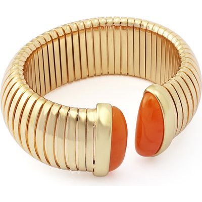Kurt Geiger London Kurt Geiger London Large Metal Stretch Cuff Bracelet