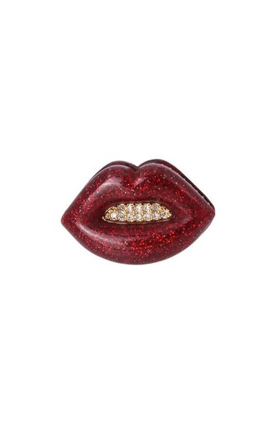Kurt Geiger London Kurt Geiger London Lip Cocktail Ring