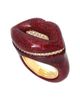 Kurt Geiger London Kurt Geiger London Lip Cocktail Ring - 2