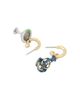Kurt Geiger London Kurt Geiger London Lobster & Martini Mismatch Charm Hoop Earrings - 4