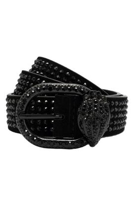 Kurt Geiger London Kurt Geiger London Mayfair Crystal Eagle Suede Belt