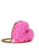 Kurt Geiger London Kurt Geiger London Micro Faux Fur Heart Mini Bag - 4