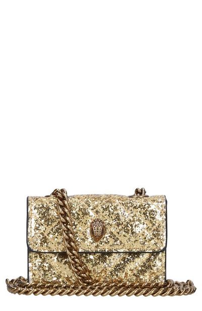 Kurt Geiger London Kurt Geiger London Micro Kensington Glitter Quilted Crossbody Bag