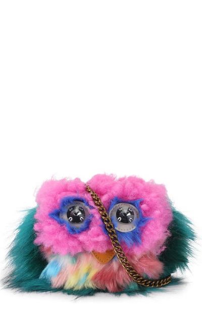 Kurt Geiger London Kurt Geiger London Micro Oxford Mascot Faux Fur and Leather Shoulder Bag