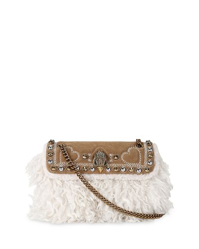Kurt Geiger London Kurt Geiger London Mini Kensington Faux Fur Crossbody