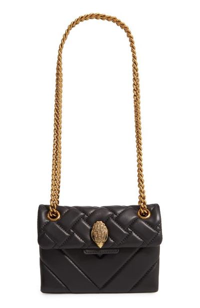 Kurt Geiger London Kurt Geiger London Mini Kensington X Leather Shoulder Bag