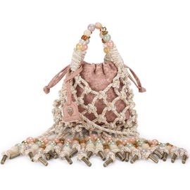 Kurt Geiger London Kurt Geiger London Mini Macramé Rope Top Handle Bag