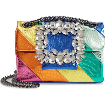 Kurt Geiger London Kurt Geiger London Mini Mayfair Quilted Leather Crossbody Bag