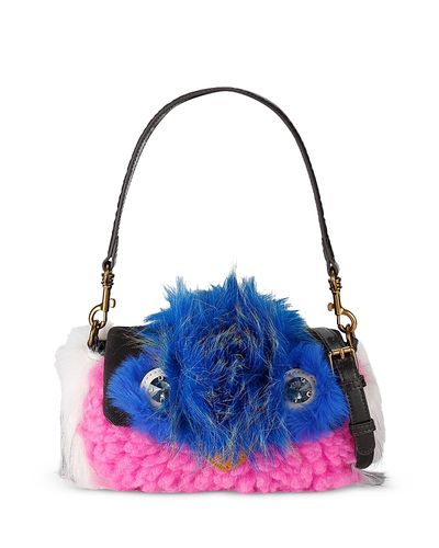 Kurt Geiger London Kurt Geiger London Oxford Mini Faux Fur Mascot Shoulder Bag