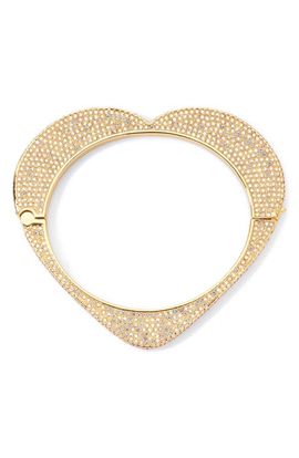 Kurt Geiger London Kurt Geiger London Pavé Crystal Heart Bangle Bracelet