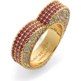 Kurt Geiger London Kurt Geiger London Pavé Heart Band Ring