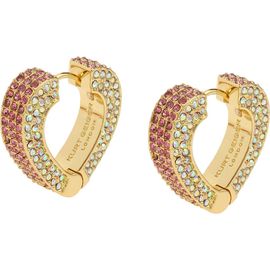 Kurt Geiger London Kurt Geiger London Pavé Heart Huggie Earrings