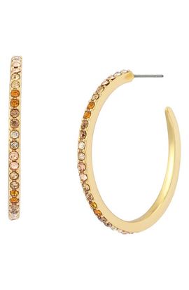Kurt Geiger London Kurt Geiger London Pavé Medium Hoop Earrings
