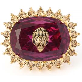 Kurt Geiger London Kurt Geiger London Pavé Spike Framed Gemstone Cocktail Ring