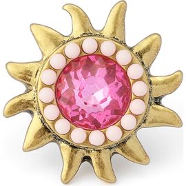 Kurt Geiger London Kurt Geiger London Pavé Stone Sun Cocktail Ring