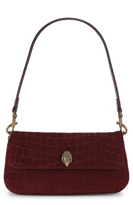 Kurt Geiger London Kurt Geiger London Pickle Croc Embossed Leather Shoulder Bag