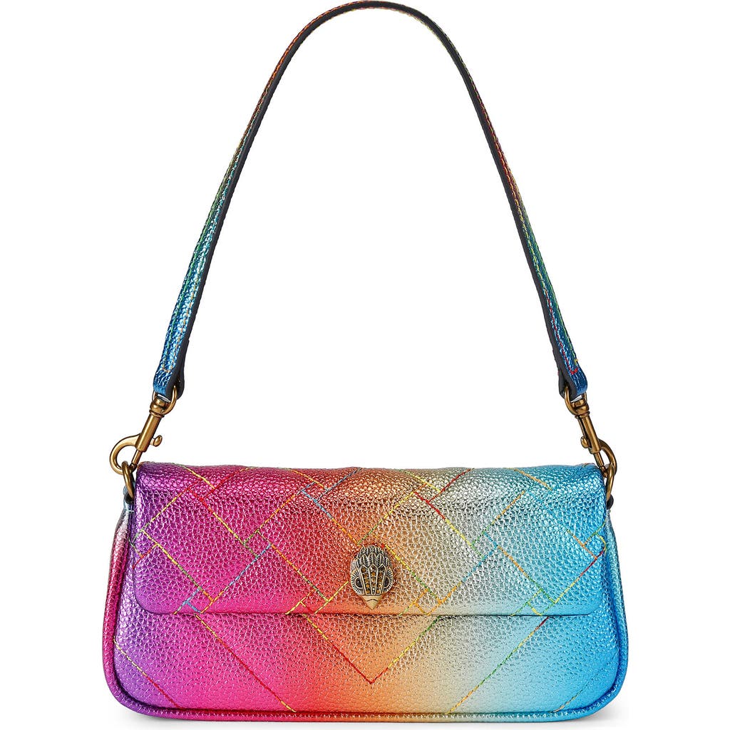 Kurt Geiger London Kurt Geiger London Pickle Quilted Metallic Leather Shoulder Bag 