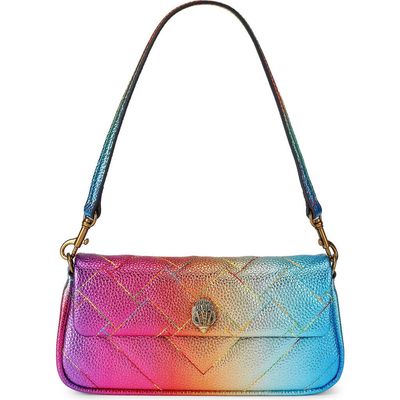 Kurt Geiger London Kurt Geiger London Pickle Quilted Metallic Leather Shoulder Bag 