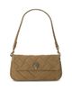 Kurt Geiger London Kurt Geiger London Pickle Small Stitched Suede Shoulder Bag - 1