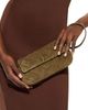 Kurt Geiger London Kurt Geiger London Pickle Small Stitched Suede Shoulder Bag - 2
